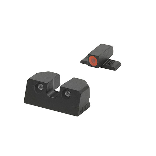 Los miras fijas HYPER BRIGHT de MEPROLIGHT son auto-iluminadas, resistentes, y siempre listas, garantizando visibilidad suprema en cualquier condición de luz.
