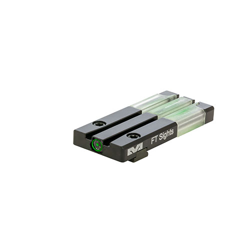 El Mepro FT Bullseye™ es el punto de mira más rápido y brillante, con diseño bajo perfil, tritio y óptica de fibra para cualquier condición de luz.