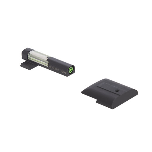 El Mepro FT Bullseye™ es un punto de mira intuitivo y ultraligero, con tritio y fibra óptica, ideal para condiciones de poca luz y disparos rápidos.