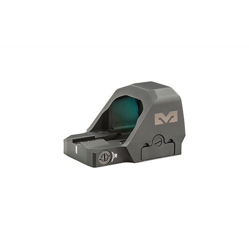 El Mepro MPO-F ofrece un diseño bajo perfil, retícula seleccionable, control de brillo y 20,000 horas de batería, ideal para tu defensa personal.