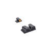 Los MEPRO HYPER-BRIGHT V-sights son ultra brillantes, siempre encendidos, sin mantenimiento y ofrecen una adquisición de objetivo rápida y precisa en cualquier luz.