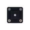 La Square Plate de OBI SYSTEMS es versátil, compatible con Clamp Lock, Slide Lock y Camera Lock, y se integra perfectamente con la familia Grip-On.