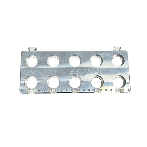 Organiza hasta 10 dies de recarga y 10 llaves Allen o pines de descapado con el Stax Block 10, ideal para mantener tu espacio de recarga ordenado.