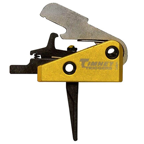 El gatillo Timney AR15 ofrece una experiencia de disparo precisa y suave, sin necesidad de ajustes, compatible con todos los lowers AR-15 Mil-Spec.