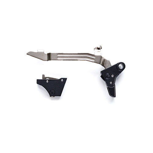 Mejora tu Glock con el disparador Timney Alpha Competition de 3 lb: sensación refinada, instalación fácil y rendimiento consistente para competencia.