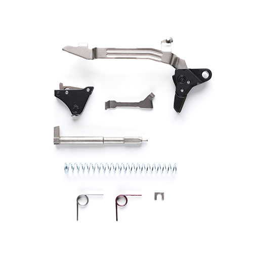 Mejora tu Glock Gen 5 con el kit de gatillo TIMNEY: instalación fácil, peso de 3 lb, y un disparo limpio y confiable. ¡Siente la diferencia!