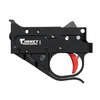Mejora tu Ruger 10/22 con el ensamblaje de gatillo Timney: housing negro, zapato rojo y peso de gatillo fijo de 2.75 lbs para un rendimiento confiable.