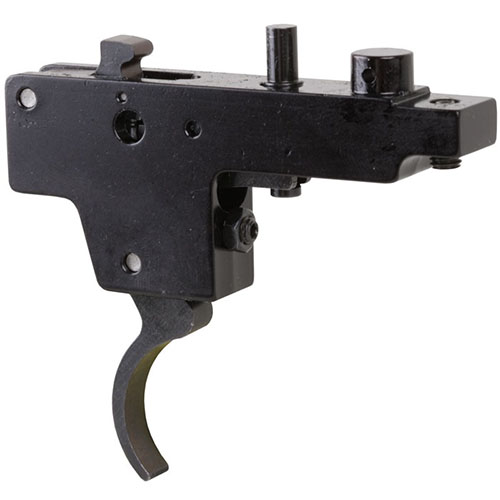 Disfruta de un disparo limpio y preciso con el gatillo ajustable Timney para Weatherby, con peso de 1.5 a 4 lbs y componentes de alta fiabilidad.