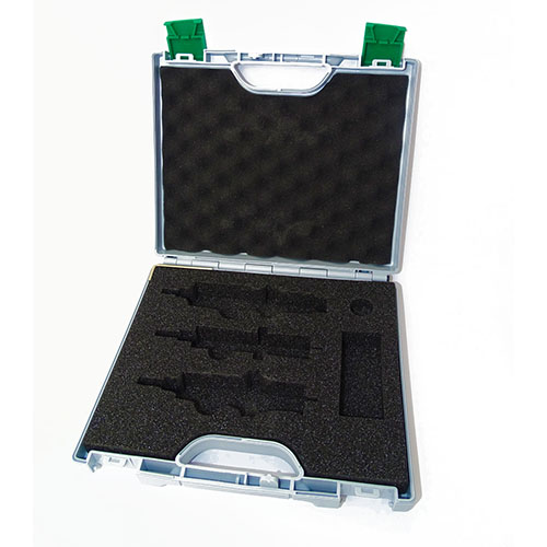 Organiza y protege tus dies y accesorios Triebel de 7/8" con la TRIEBEL Premium Case, ideal para mantener todo en perfecto estado y a mano.