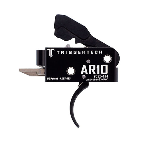 El gatillo TRIGGERTECH AR10 ofrece una acción de dos etapas, tecnología Frictionless Release, y una consistencia excepcional para tiradores competitivos.