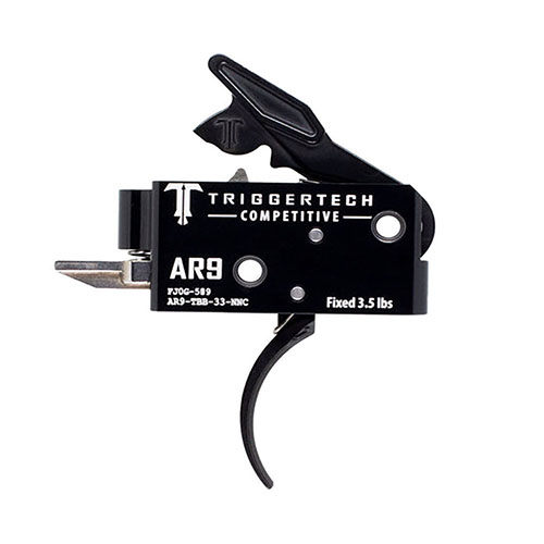 El gatillo TRIGGERTECH AR9 ofrece una acción de dos etapas con Zero Creep Technology™, gran fiabilidad y resistencia a la corrosión para tiradores competitivos.