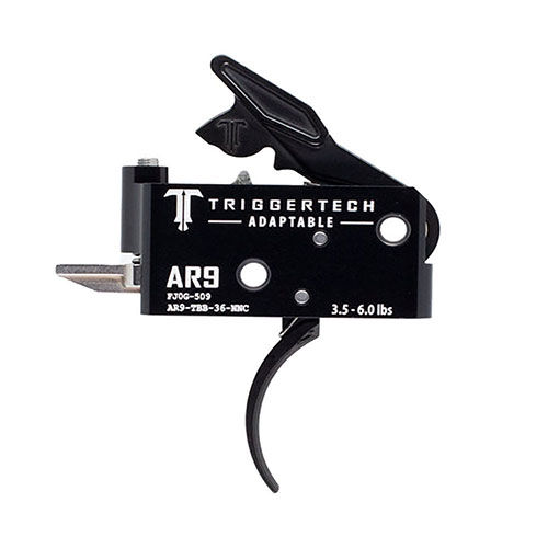 El gatillo TRIGGERTECH AR9 ofrece tecnología Zero Creep™, un diseño de dos etapas y componentes de acero inoxidable para máxima precisión y fiabilidad.