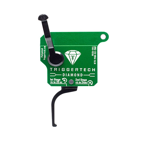 El TRIGGERTECH REM700 Diamond ofrece un disparador de dos etapas con tecnología Frictionless Release, 4 puntos de seguridad y ajuste fácil para un rendimiento excepcional.
