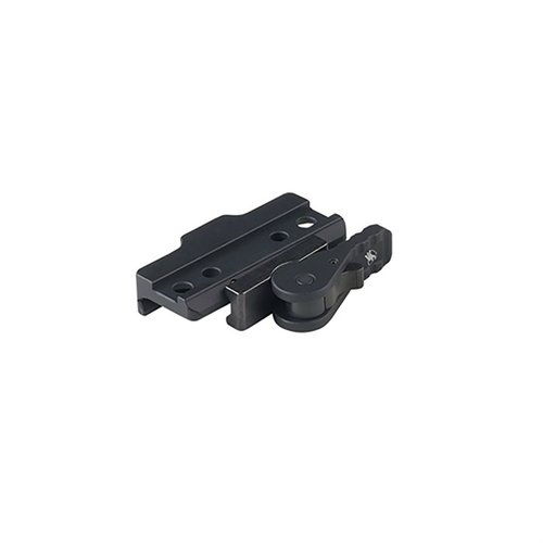 La base AD-170 es versátil y resistente, hecha de aluminio 6061 T6, con sistema QD Auto Lock para adaptarse a diferentes montajes y rieles.