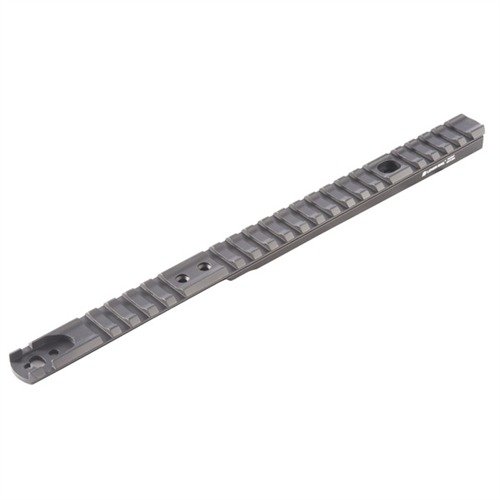 Mejora tus opciones de puntería con el riel de aluminio ligero para tu Marlin, compatible con anillas Picatinny y Weaver, fácil de instalar.