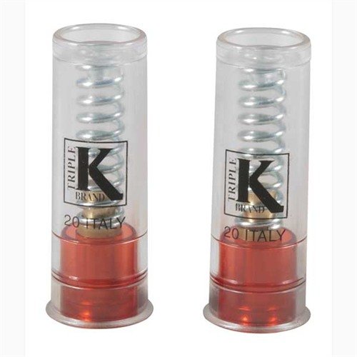 Los DELUXE SNAP CAPS de 20 gauge protegen los pines de percusión y permiten practicar de forma segura con un diseño que evita confusiones con munición real.
