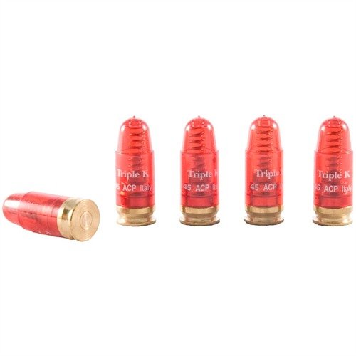 Los Deluxe Snap Caps de TRIPLE-K protegen tus firing pins y te permiten practicar de manera segura con su diseño brillante que evita confusiones con balas reales.