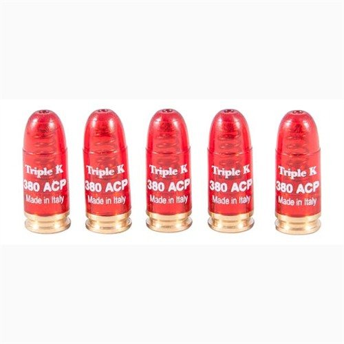 Los DELUXE SNAP CAPS de TRIPLE-K protegen los percutores y permiten una práctica segura de dry-fire con un diseño brillante para evitar confusiones con munición real.