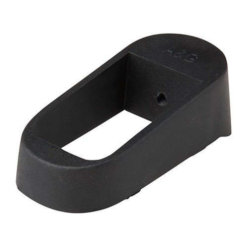 El Grip Extender para Glock® 17/19 permite usar cargadores de tamaño completo en armas compactas, mejorando la comodidad y control del disparo.