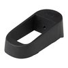 El Grip Extender para Glock® 17/19 permite usar cargadores de tamaño completo en armas compactas, mejorando la comodidad y control del disparo.