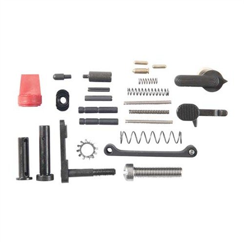 Completa tu receptor AR-15 con el kit de piezas Colt, que incluye todas las partes necesarias y un Accu-Wedge para mejorar la precisión y fiabilidad.
