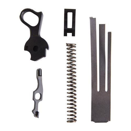 Mejora el rendimiento de tu 1911 con este kit de 5 piezas de Ed Brown, que incluye Hammer, Sear y Disconnector para un disparo preciso y limpio.