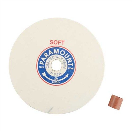 Las ruedas de pulido de fieltro de 8" son perfectas para un acabado profesional, con densidad controlada y adaptadores incluidos para mayor versatilidad.