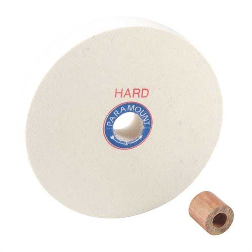 Las ruedas de pulido de fieltro de 6" son perfectas para lograr un acabado profesional, con densidad controlada y adaptadores incluidos para mayor versatilidad.