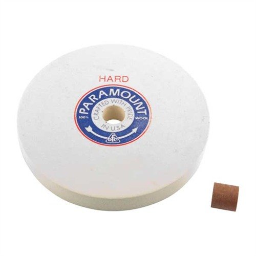 Las ruedas de pulido de fieltro de 8" de BACON FELT COMPANY ofrecen un acabado profesional, con densidad controlada y adaptadores para diversas medidas.