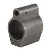 El gas block AR-15 MK12 ofrece un perfil bajo para máxima clearance de ópticas y handguards, fabricado en acero inoxidable 416 con acabado negro resistente.