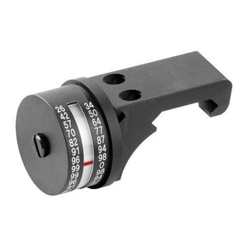 El soporte de aluminio machinado permite montar el Angle Co-Sine Indicator (ACI) directamente en tu montaje MIL STD 1913 sin dañar la superficie.