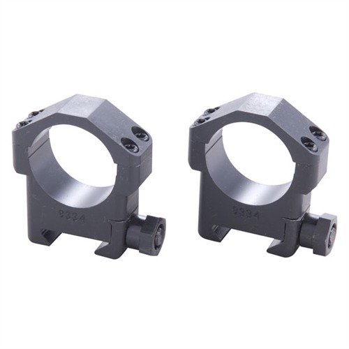 Los anillos de mira de acero de 30mm son ultra resistentes, diseñados para soportar el retroceso fuerte y asegurar óptimamente tus grandes visores.