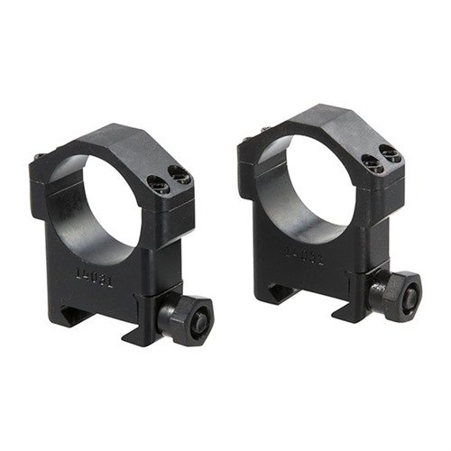Los anillos de mira de acero de 30mm de BADGER ORDNANCE son ultra fuertes, diseñados para soportar retrocesos y asegurar óptimamente tus grandes visores.