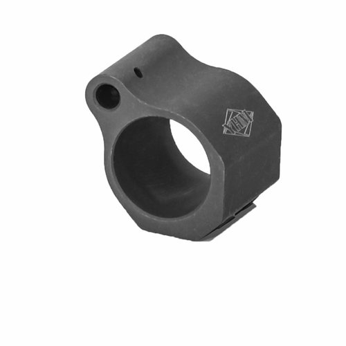 El bloque de gas AR-15 Low Profile de acero ofrece versatilidad y resistencia, permitiendo personalizar tu rifle con un diseño compacto y fácil de instalar.