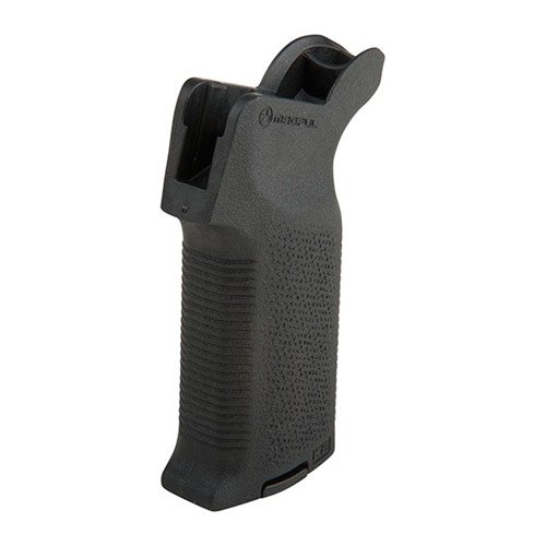 El MOE-K2 es un agarre de polímero para AR-15/M4 con un ángulo vertical optimizado, textura agresiva para mejor control y compatible con Magpul Grip Cores.