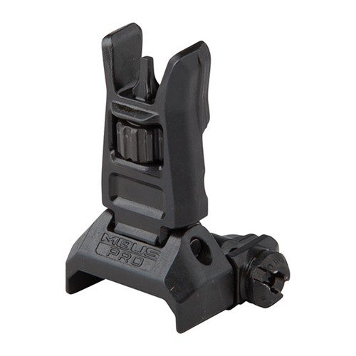 El MBUS Pro es una mira de respaldo de acero, compacta y ajustable, que ofrece máxima funcionalidad y resistencia, perfecta para tu AR-15.