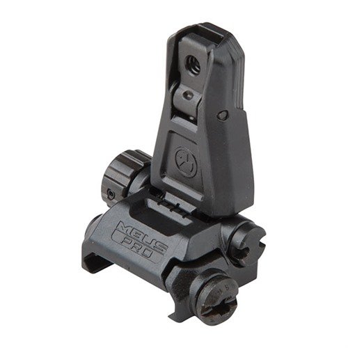 El MBUS Pro de Magpul es una mira trasera de acero, compacta y ajustable, que ofrece funcionalidad máxima y durabilidad, perfecta para cualquier aplicación en rieles Picatinny.