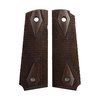 HERRETTS 1911 DARK STAIN DOUBLE DIAMOND REPLICA GRIPS