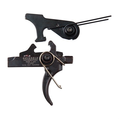 El gatillo AR-15 S3G permite disparos rápidos con un tirón ligero de 3-1/4 lbs y un reinicio rápido, ideal para mejorar tu precisión en el tiro.