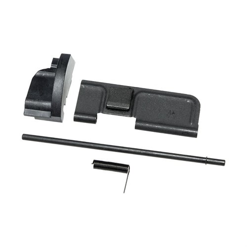 El kit de cubierta de puerto de eyección AR-15/M16 de CMMG incluye un deflector de gas de polímero que mantiene el gas y residuos lejos de tu cara, ideal para construcciones de 9mm o .22LR.