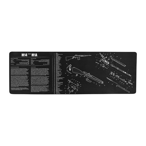 Protege tu arma con el mat de limpieza TEKMAT, suave y antideslizante, cuenta con un diagrama de piezas y es fácil de limpiar con agua tibia y detergente.