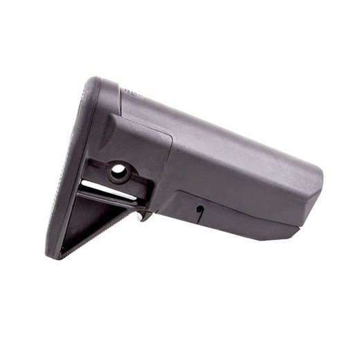 El BCMGUNFIGHTER Stock es ligero y resistente, diseñado para evitar enredos, con un sistema de ajuste preciso y una durabilidad excepcional. ¡Ideal para tu AR-15!