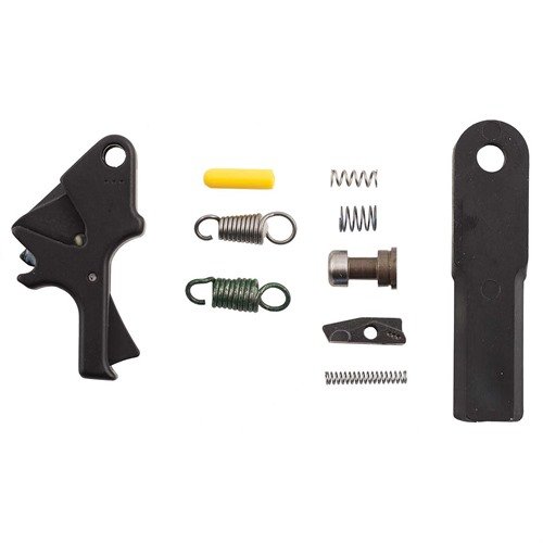 Mejora el disparo de tu M&P con el kit de gatillo y sear plano de Apex, que ofrece un peso de tiro más ligero y un control superior, similar a un 1911.
