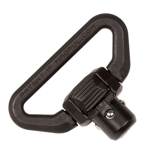 El QDM de Magpul ofrece un diseño innovador de bajo perfil, manipulación con una mano, resistencia a la corrosión y enganche de 2 puntos para mayor seguridad.