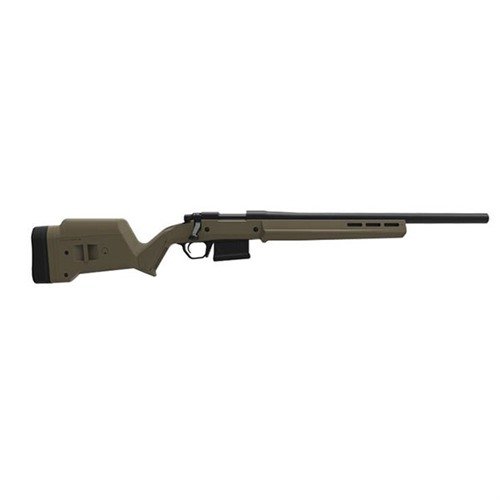 La culata ajustable Magpul Rem 700 Hunter ofrece ergonomía mejorada, longitud de tiro y altura de peine ajustables, y es compatible con M-LOK para accesorios.