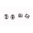 CHALLIS GRIPS 1911 HEX DRIVE GRIP BUSHING, SS, SLIM, 4 PACK