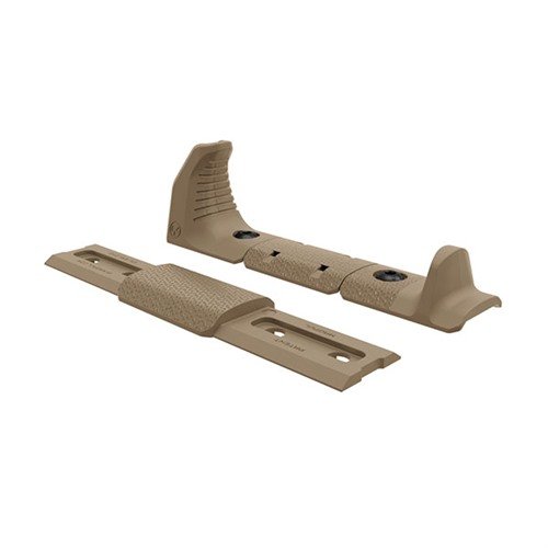 El M-LOK Hand Stop Kit de MAGPUL mejora el control del arma y protege tu mano del calor, incluyendo un Hand Stop, un Index Panel y un Rail Cover Type 2.