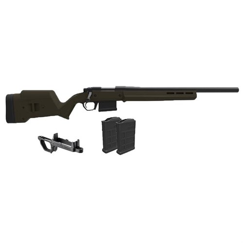 ¡Mejora tu Remington 700 con el stock Magpul Hunter 700, compatible con M-LOK y dos cargadores PMAG 10 de 7.62, todo en una solución fácil de instalar!