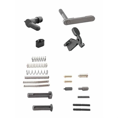 El Kit de Piezas LLRPK-BLDR de Luth-AR te da solo lo necesario para completar un lower AR-15, ¡sin piezas sobrantes ni sorpresas!