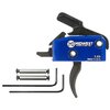 Mejora tu precisión con el gatillo curvado drop-in de 3.5 lb de Midwest Industries: instalación fácil, ruptura suave y un reset corto para disparos rápidos.